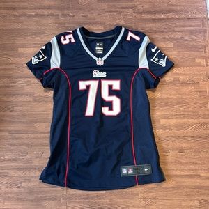 NFL VINCE WILFORK PATRIOTS JERSEY SIZE WOMENS SMALL (NUMBER 75)